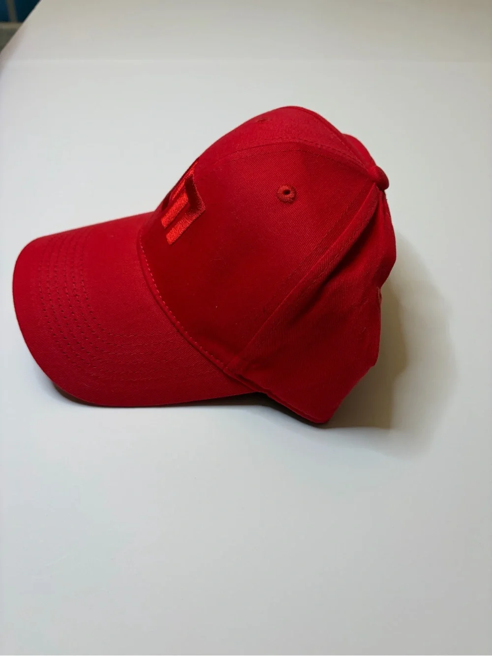 Loudmouth Red Embroidered Logo Golf Cap OSFA